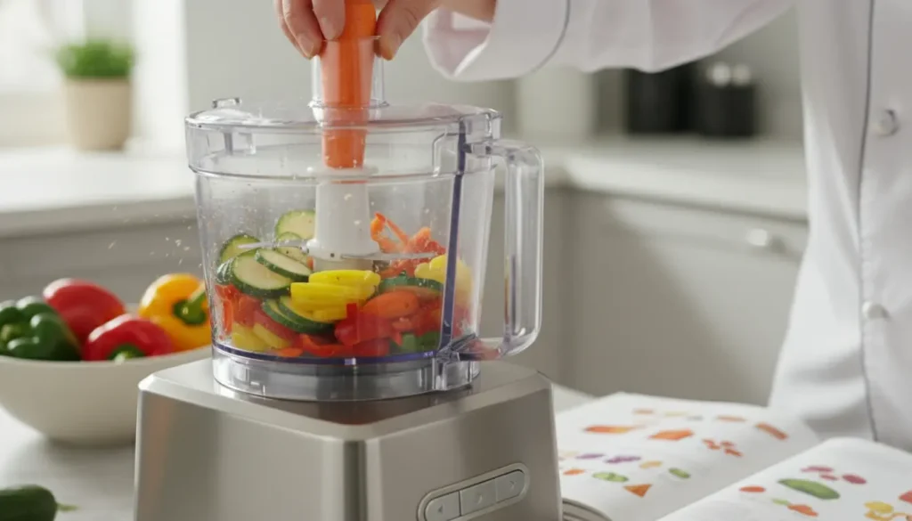 keukenmachine snijden