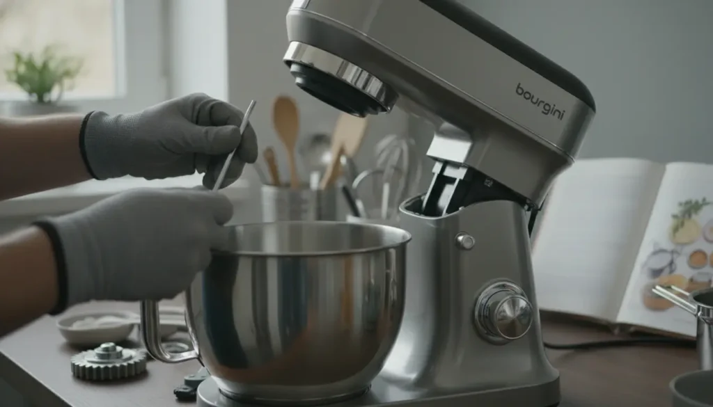 bourgini keukenmachine afstellen