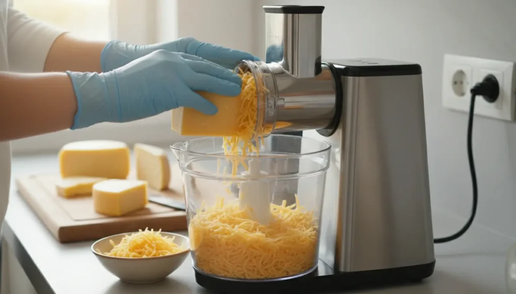 kaas raspen keukenmachine