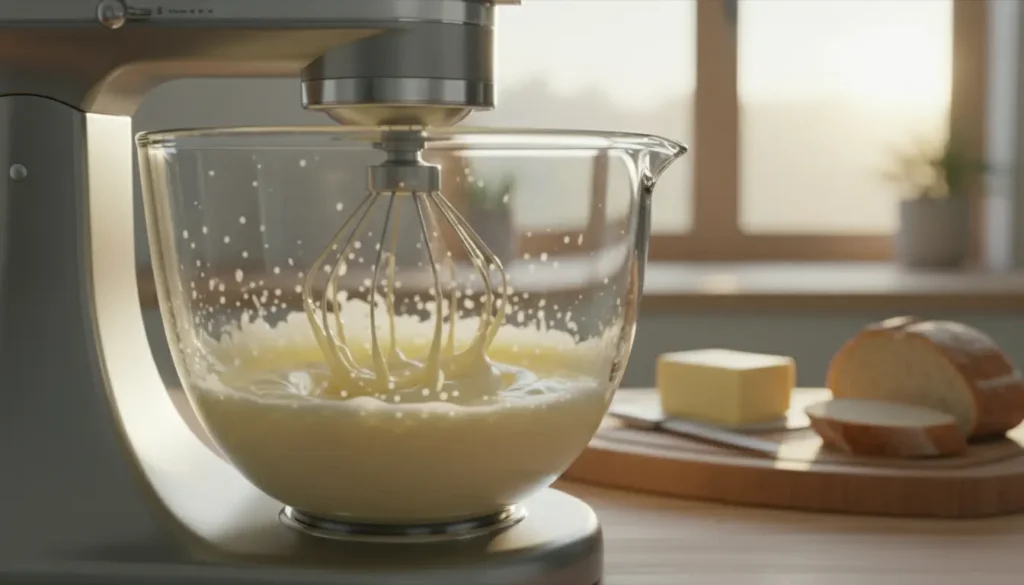 boter kloppen met keukenmachine
