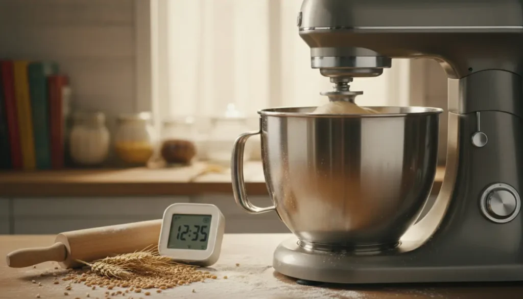 hoelang deeg kneden in keukenmachine